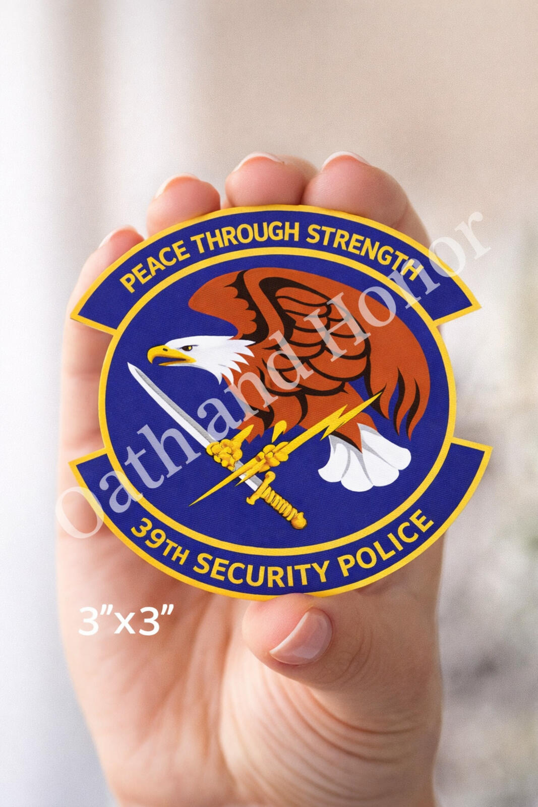 USAF 39th Security Police Squadron Decal – Incirlik AB Turkey – view 2