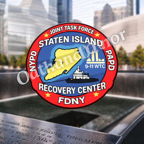 9/11 Joint Task Force Recovery Center Decal – Outside Glass – product image