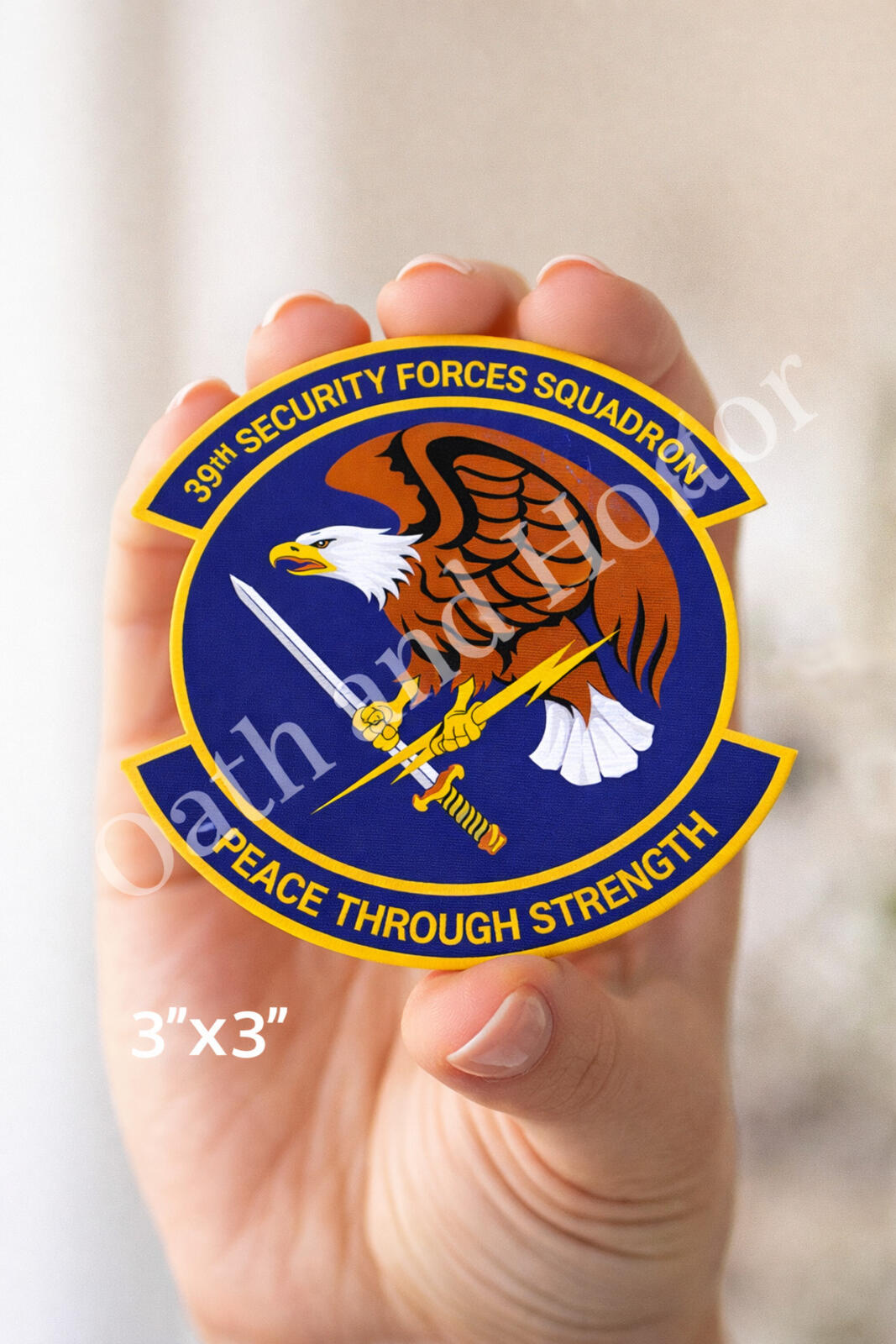 USAF 39th Security Forces Squadron Magnet – Incirlik AB Turkey – view 2
