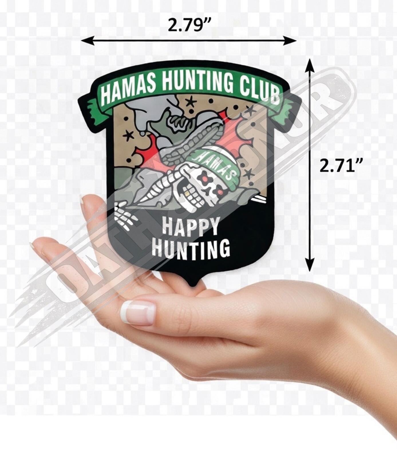 Anti-Hamas Parody Magnet – Political Humor Design – view 3