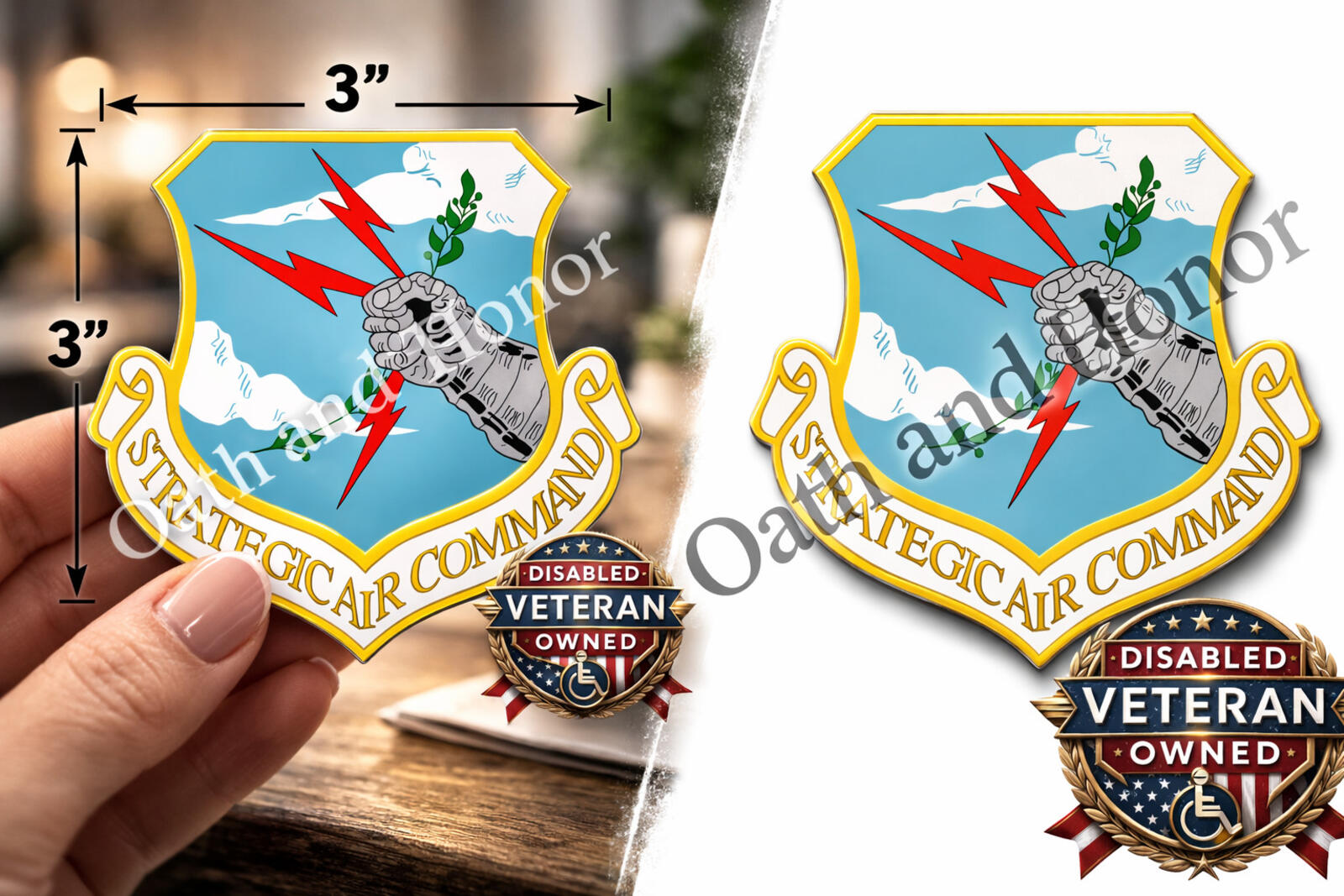 Strategic Air Command Magnet – Laminated – 3 in – product image