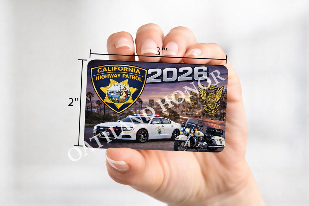 CHiPs California Highway Patrol Magnet – 2026 – 3 x 2 in – view 2