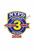 NYPD Highway Patrol 3 “The District” Magnet – 2026 – product image