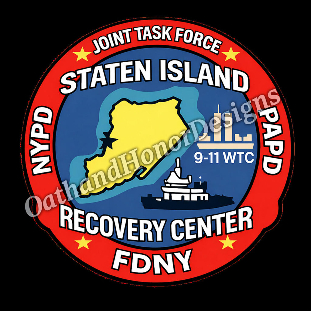 9/11 Joint Task Force Recovery Center Decal – Inside Glass – product image