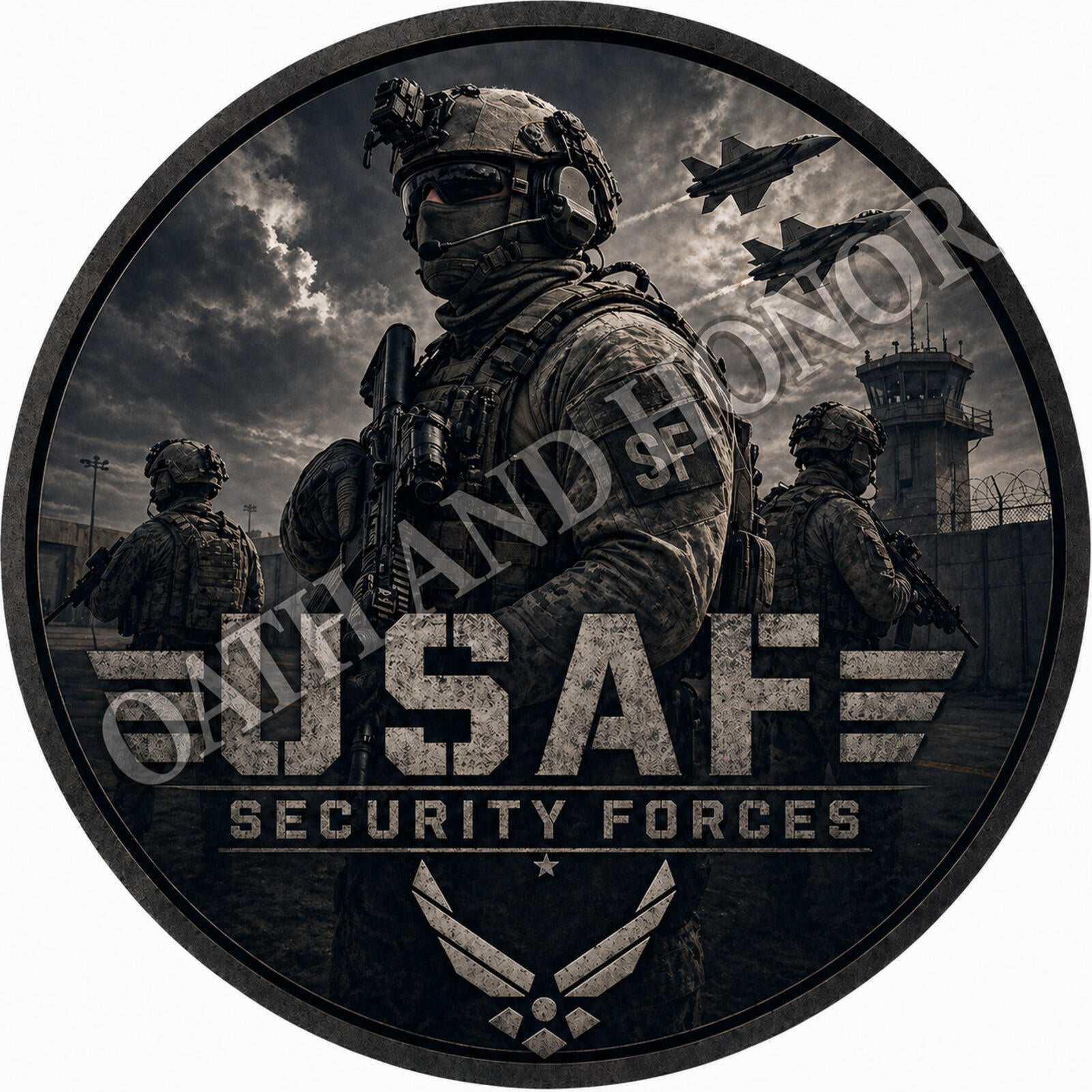 USAF Security Forces Magnet – Military Tribute – 3 in – product image