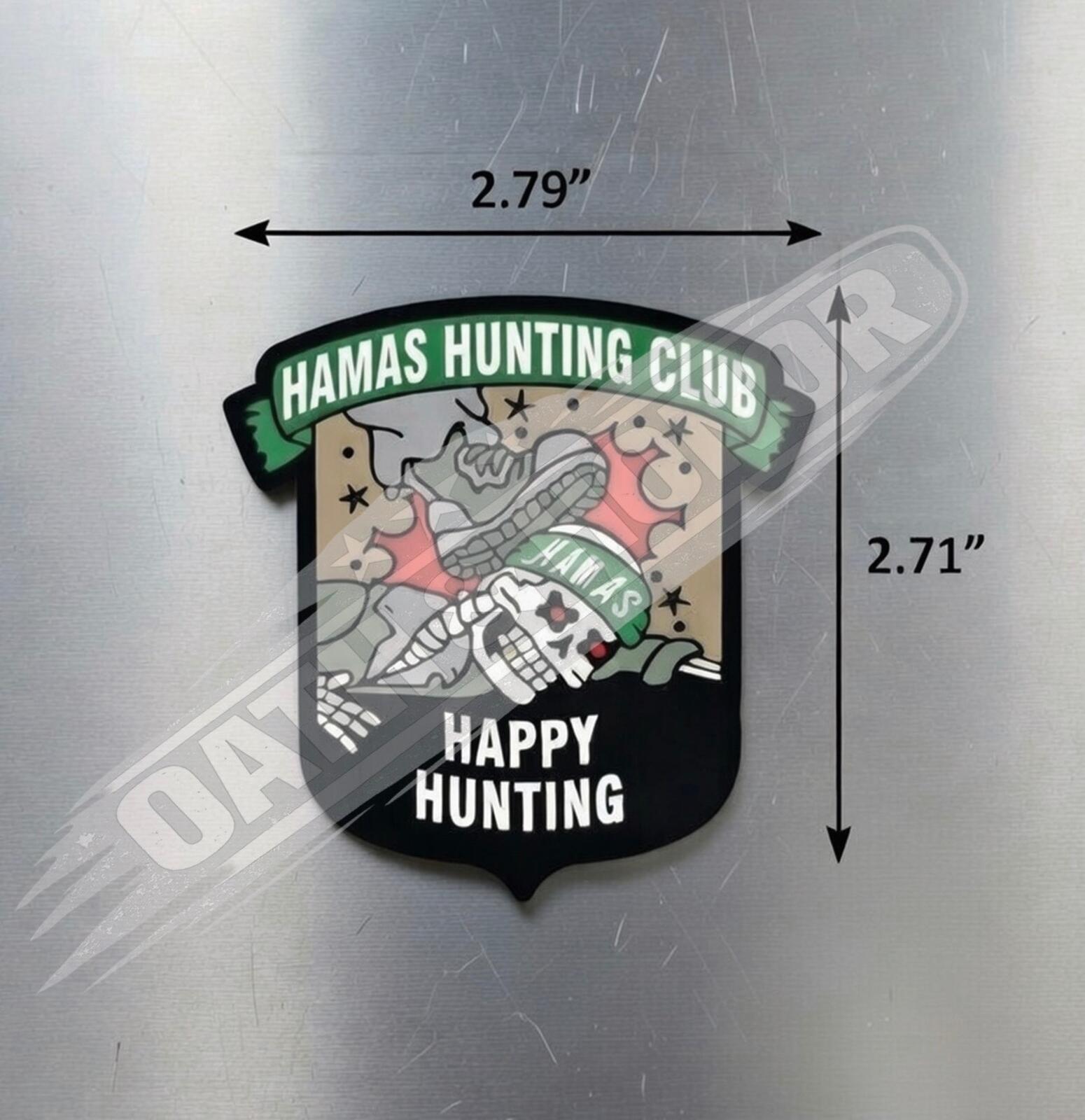 Anti-Hamas Parody Decal – Political Humor Vinyl Sticker – product image