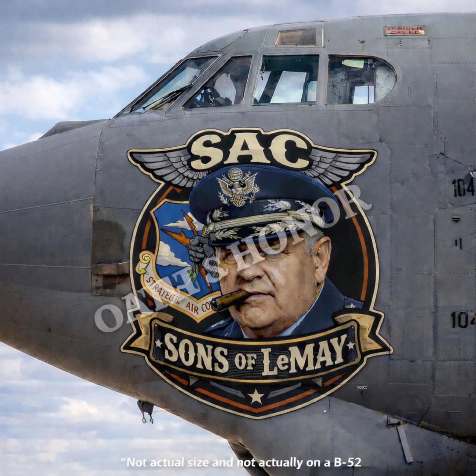 SAC Sons of LeMay Decal – Curtis LeMay USAF Tribute – 2 Sizes – view 6