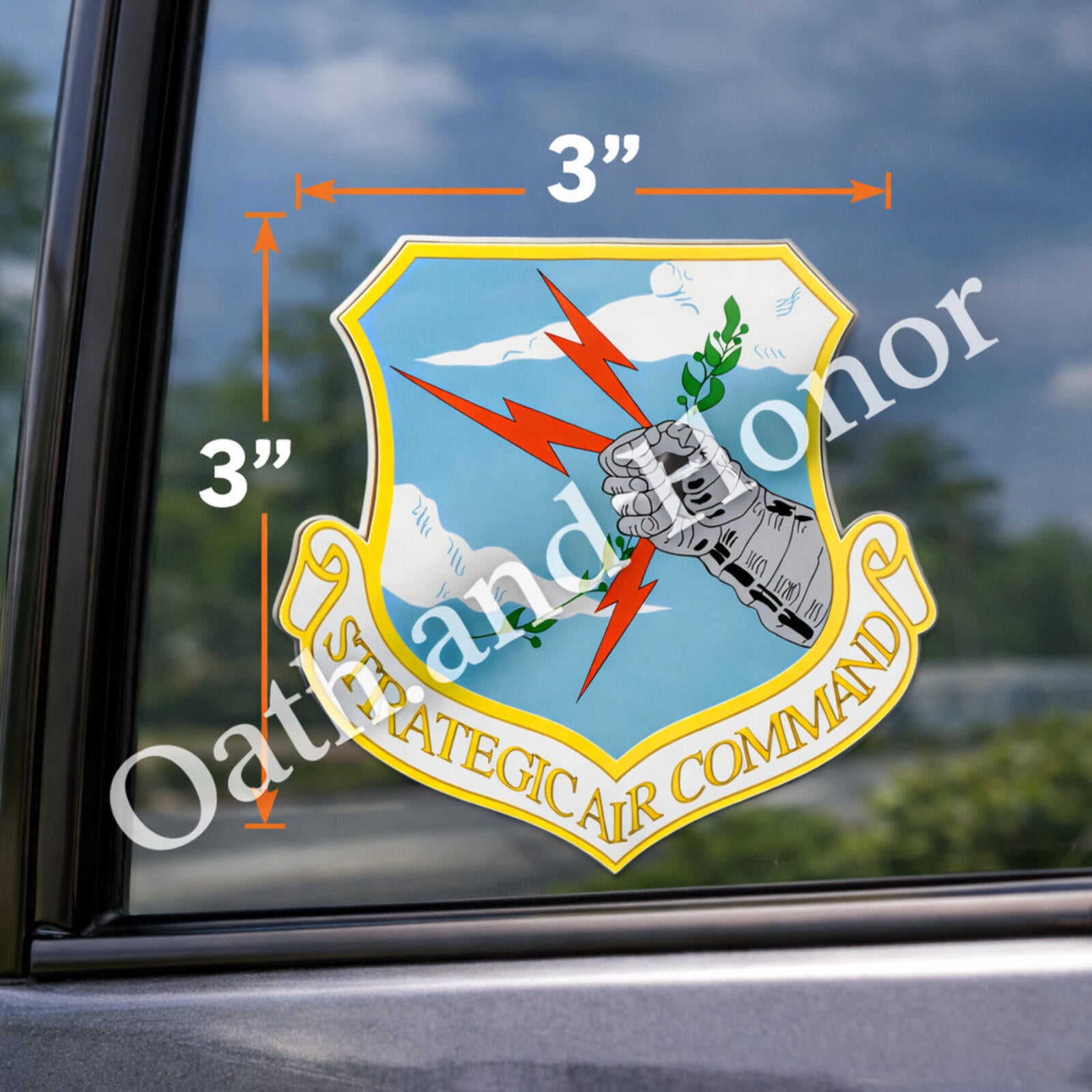 Strategic Air Command Decal – Inside Glass – 3 in – product image