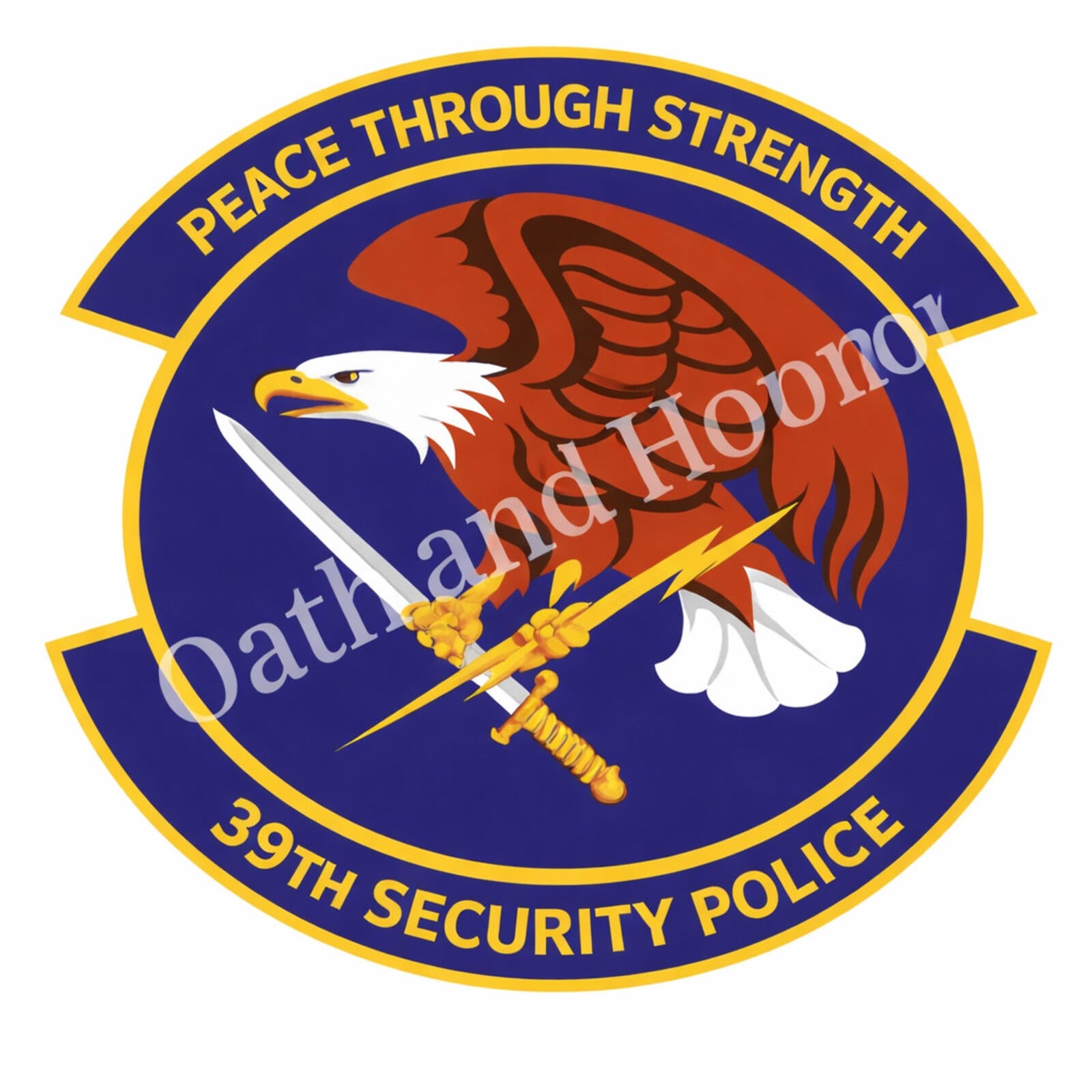 USAF 39th Security Police Squadron Magnet – Incirlik AB Turkey – product image