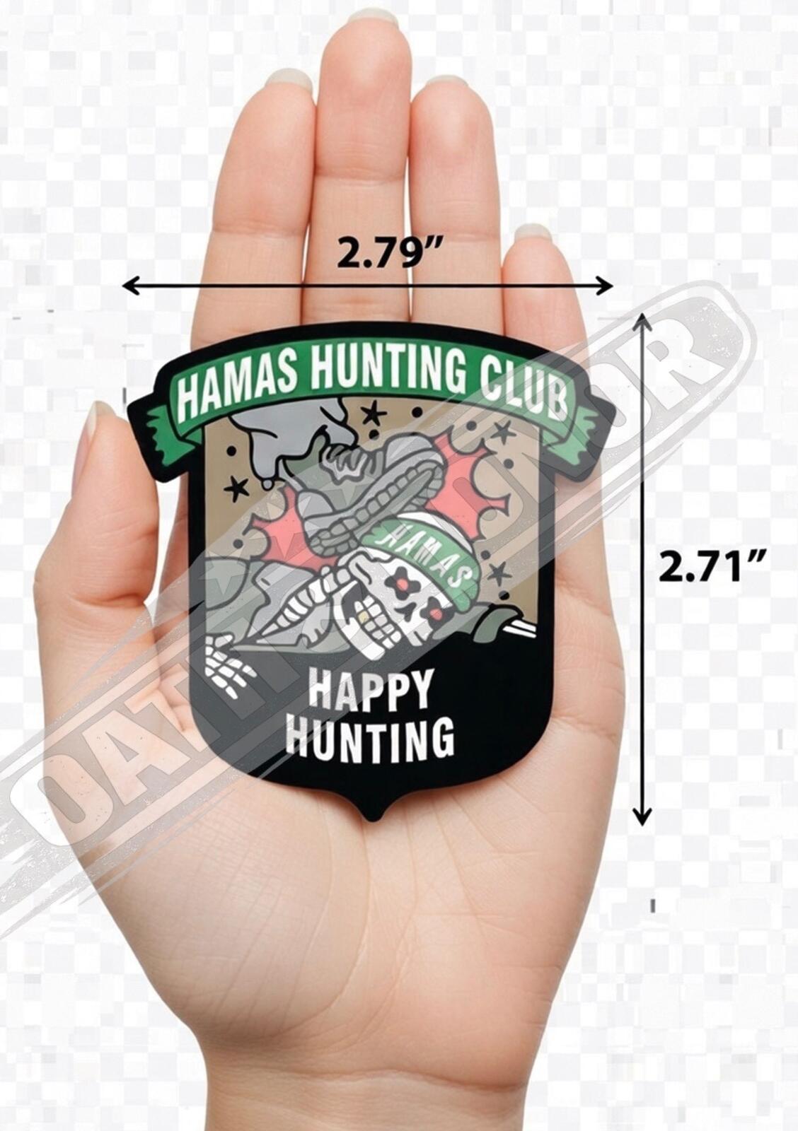 Anti-Hamas Parody Decal – Political Humor Vinyl Sticker – view 2