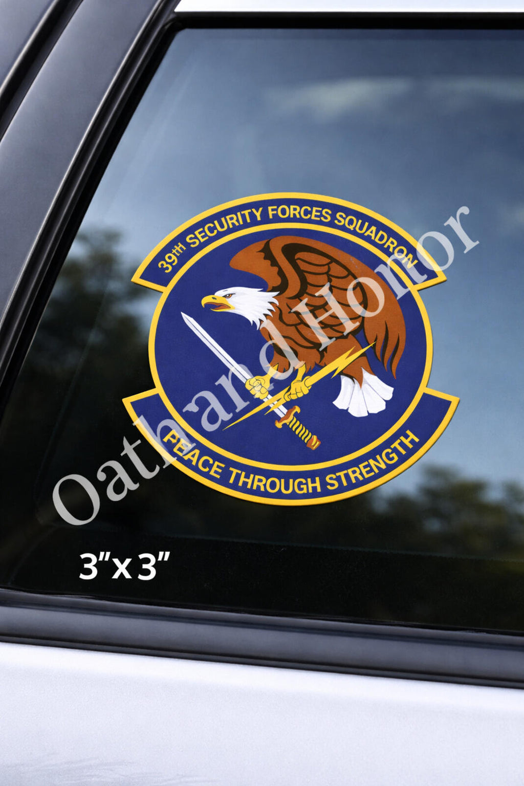 USAF 39th Security Police Squadron Decal – Incirlik AB Turkey – view 3